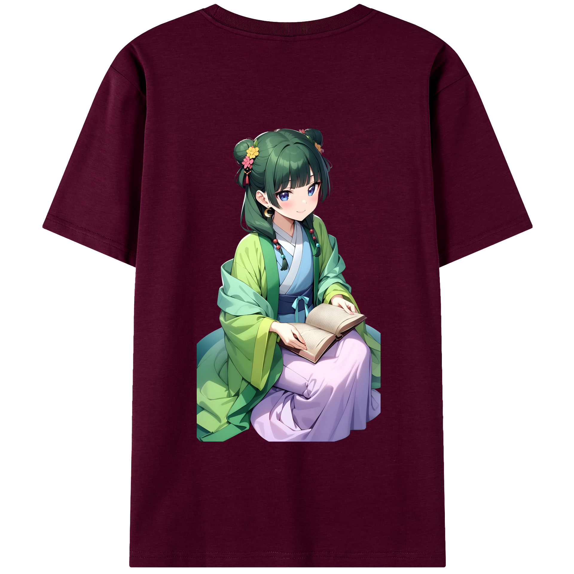 （画像用） 薬屋のひとりごと The Apothecary Diaries レディース半袖Tシャツ(バックプリント)